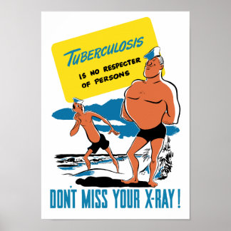 Affiches La Tuberculose N'Est Pas Un Respect Des Personnes