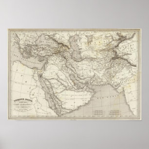 Affiches La Turquie et l'Arabie