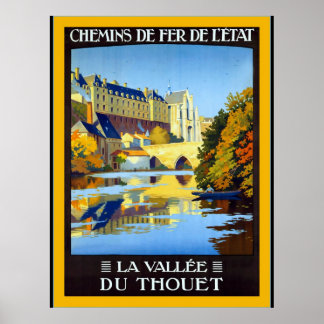 Affiches La Vallée du Thouet ~ Vintage