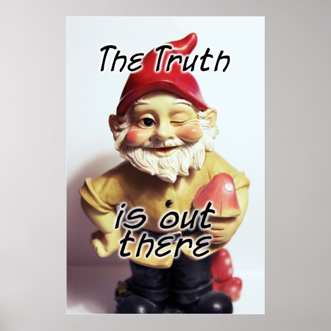 Affiches La vérité est là-bas Gnome (Devant)