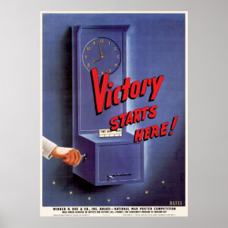 Affiches La victoire commence ici