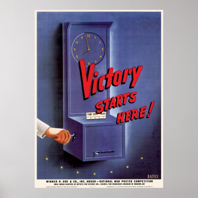 Affiches La victoire commence ici (Devant)
