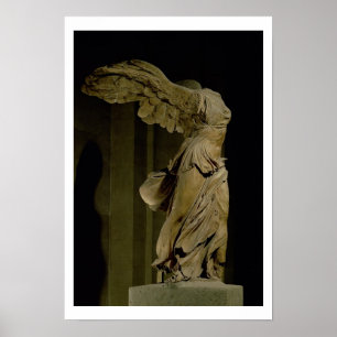 Affiches La victoire de Samothrace (marbre de Parian) (voir
