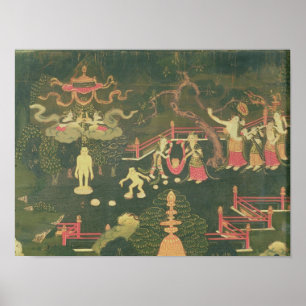 Affiches La vie de Bouddha Shakyamuni