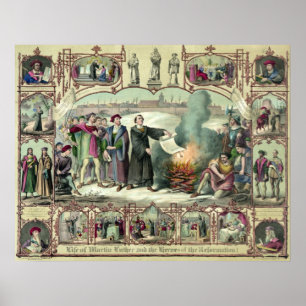 Affiches La vie de Martin Luther