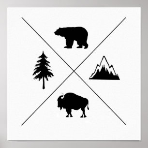 Affiches La vie de montagne