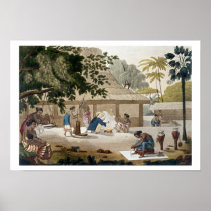 Affiches La vie domestique dans Kupang, Timor, plaquent 10