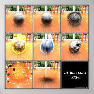 Affiches La vie du marbre