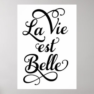 Affiches la vie est belle, la vie est belle,