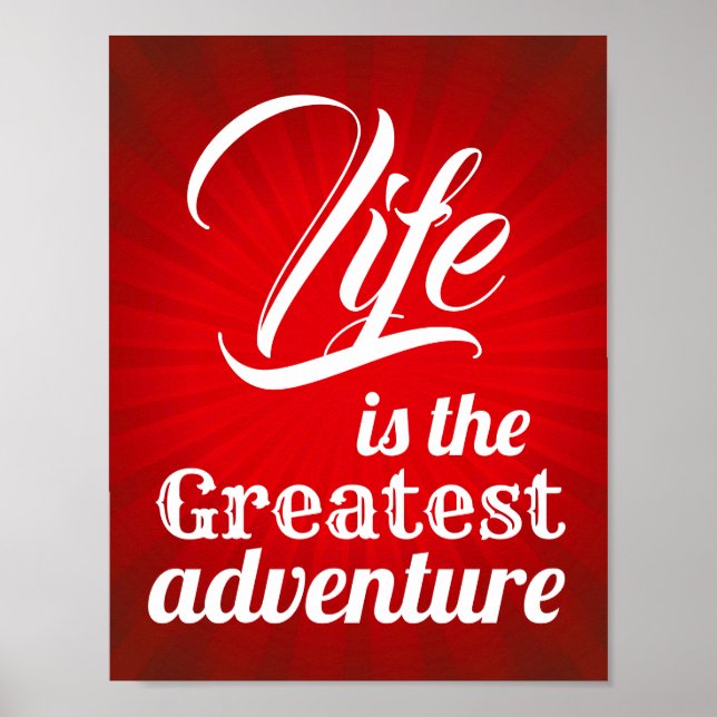 Affiches La vie est la plus grande aventure (Devant)