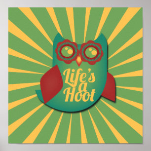 Affiches La vie est une chouette de Hoot