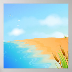 Affiches La vie est une plage