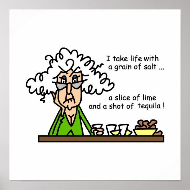 Affiches La vie et l'Humour de Tequila (Devant)