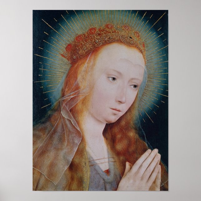 Affiches La Vierge à la prière (Devant)