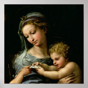 Affiches La Vierge à la Rose, v.1518
