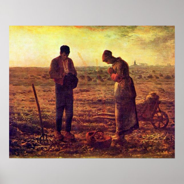 Affiches La Vierge Angelus Marie Immaculée Conception (Devant)