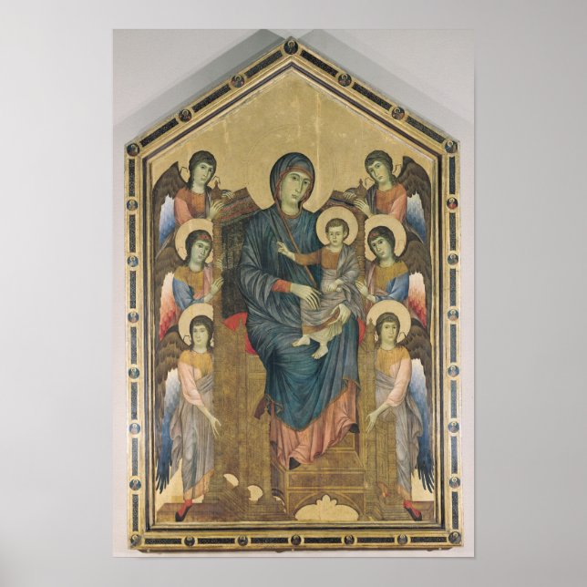 Affiches La Vierge et l'Enfant en Majesté (Devant)