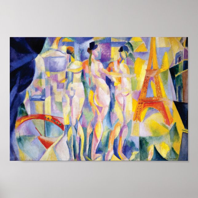 Affiches La Ville de Paris par Robert Delaunay (Devant)