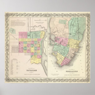 Affiches La Ville De Savannah Georgia