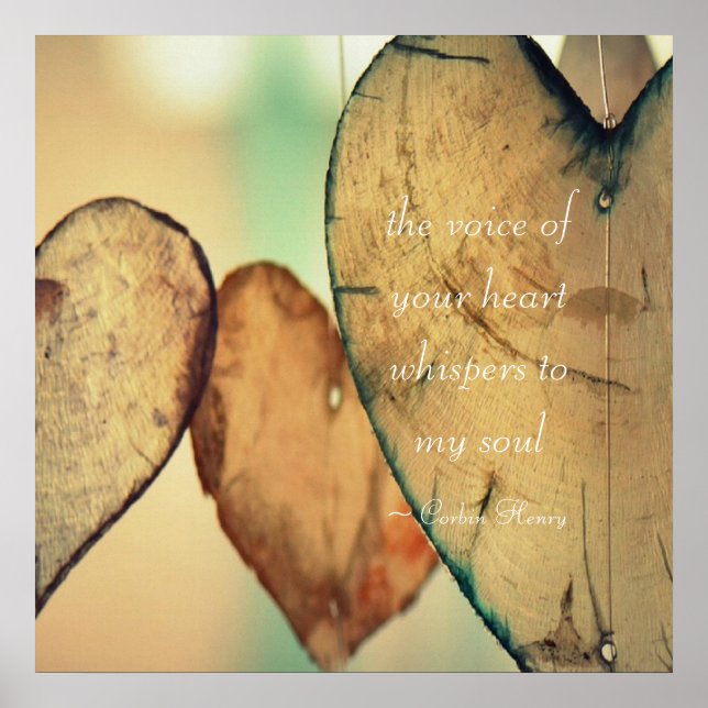 Affiches La voix de ton coeur murmure à mon âme (Devant)