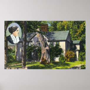 Affiches La vue de Louisa peut Chambre d'Alcott