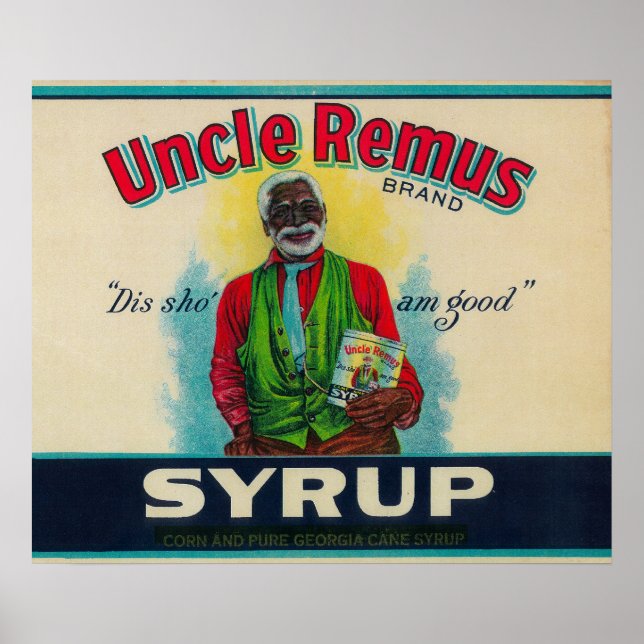 Affiches Label du sirop Oncle Remus Cairo, GA (Devant)