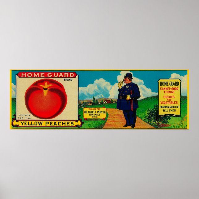 Affiches LabelMansfield, OH (Devant)