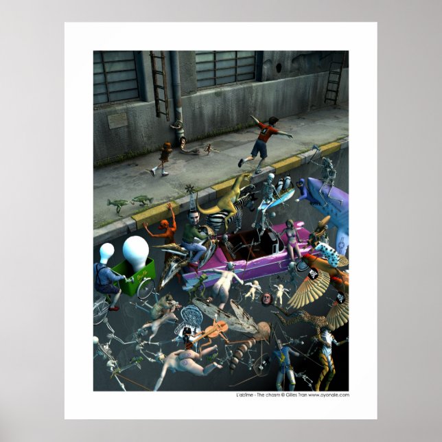 Affiches L'abîme - Le gouffre (Devant)