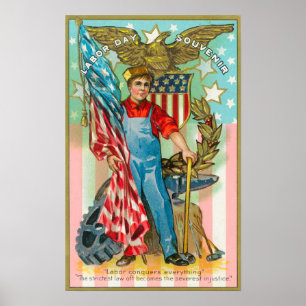 Affiches Labor Day Souvenir