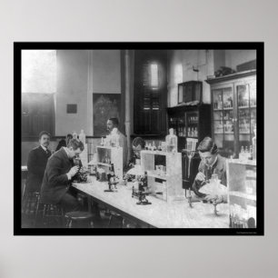Affiches Laboratoire de la bactériologie chez Howard