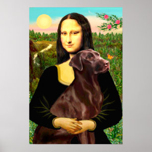 Affiches Labrador (Chocolat) - Mona Lisa