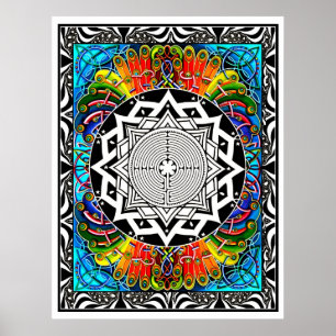 Affiches Labyrinthe le chemin de moindre résistance