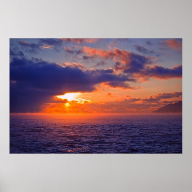 Affiches Lac Baïkal - Un autre coucher de soleil (Devant)