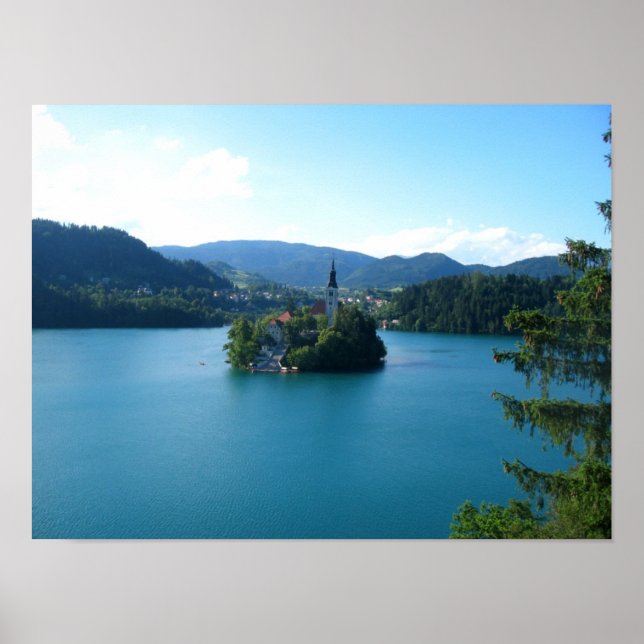 Affiches Lac Bled Island Slovénie (Devant)
