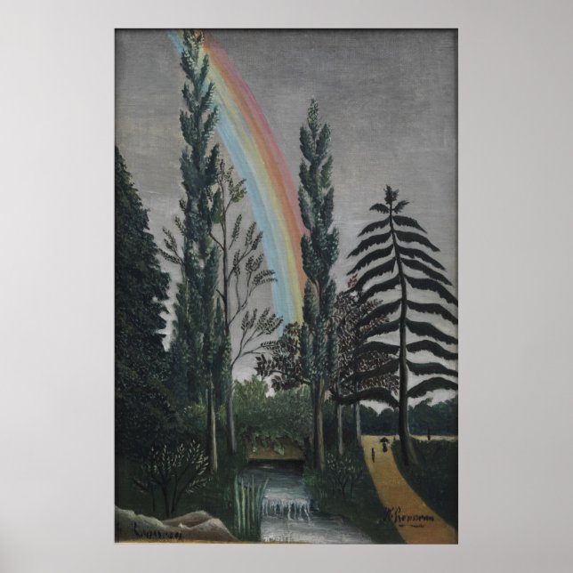 Affiches Lac Daumesnil par Henri Rousseau, Art Vintage (Devant)