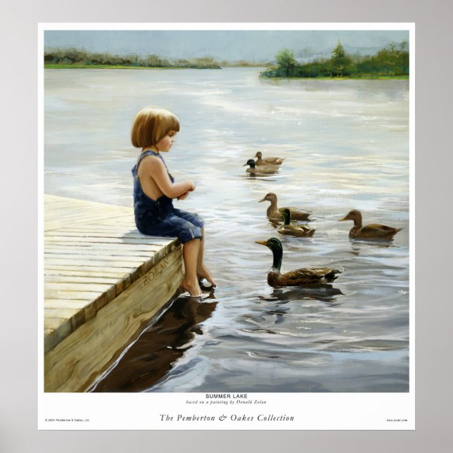 Affiches Lac d'été (Devant)