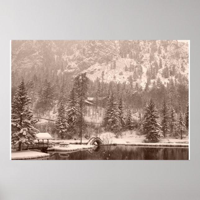 Affiches Lac d'hiver (Devant)