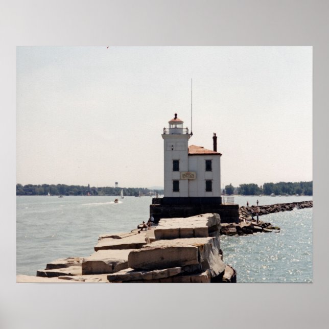 Affiches Lac Erie Lighthouse (Devant)