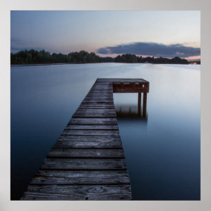 Affiches Lac et Bateau-dock Ozarks