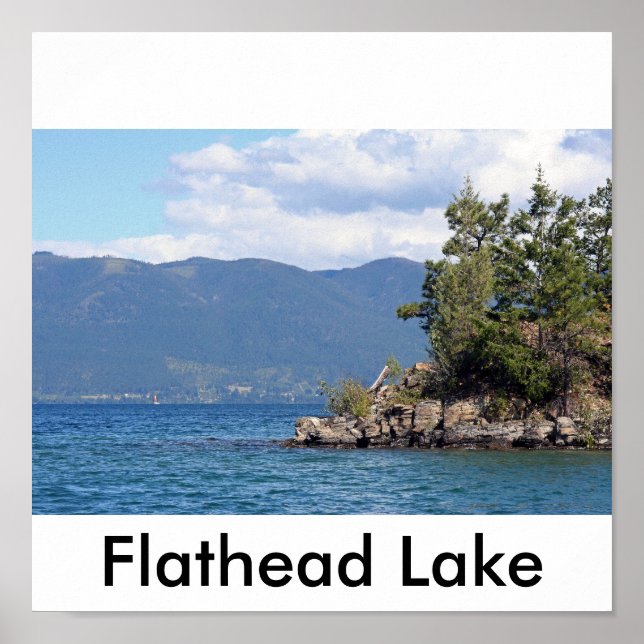 Affiches Lac Flathead (Devant)