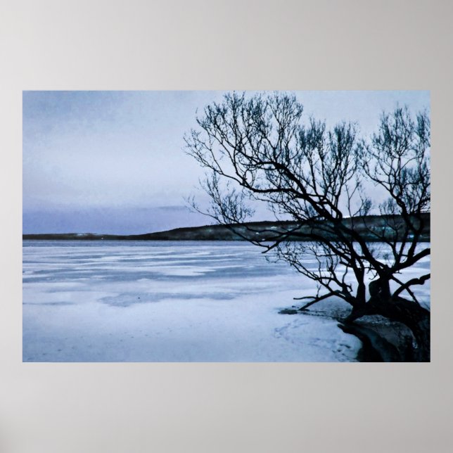 Affiches Lac gelé (Devant)