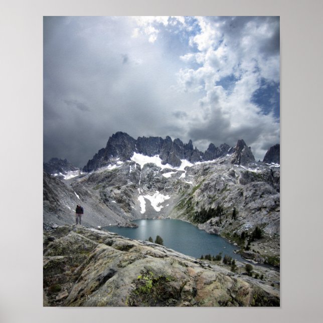 Affiches Lac Iceberg 2 - Ansel Adams Wilderness (Devant)