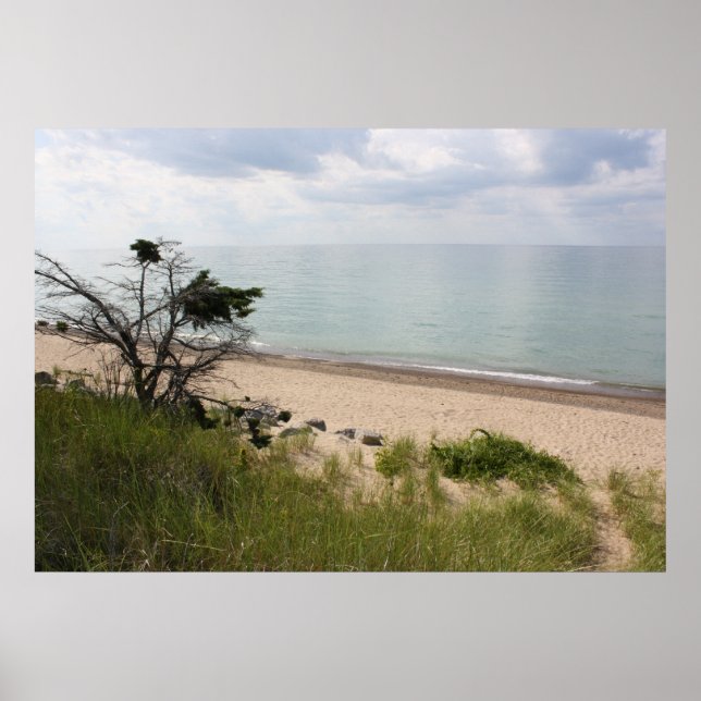 Affiches Lac Michigan (Devant)