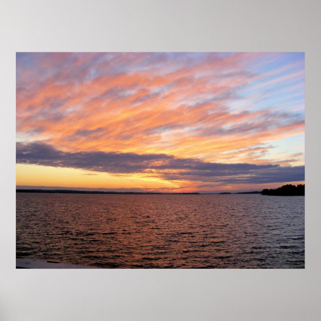 Affiches Lac Murray Sunset (Devant)