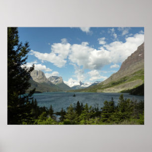 Affiches Lac Saint-Marie II au parc national de Glacier