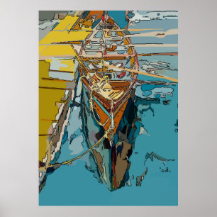 Affiches Lac Skiff, abstrait
