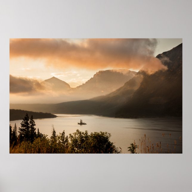 Affiches Lac St. Mary | Parc national des Glaciers, Montana (Devant)