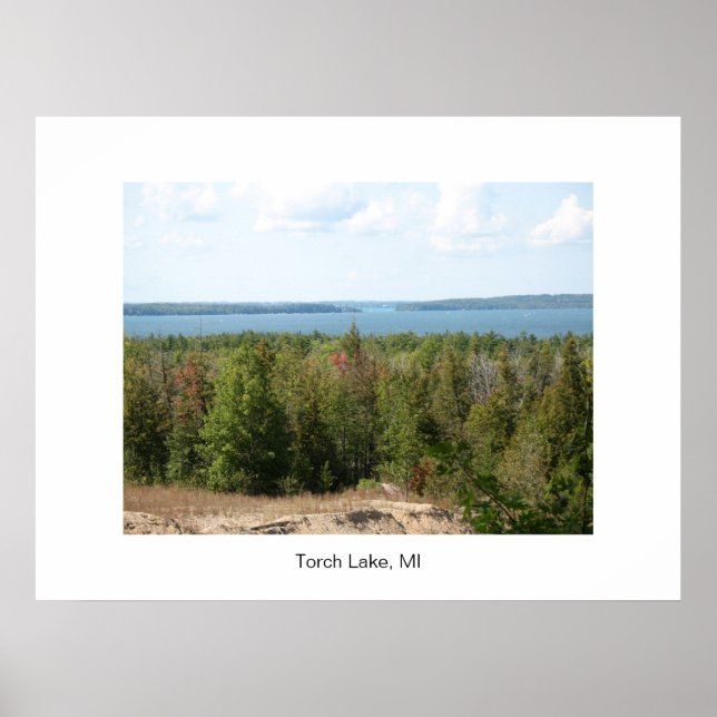 Affiches Lac Torch, Michigan (Devant)