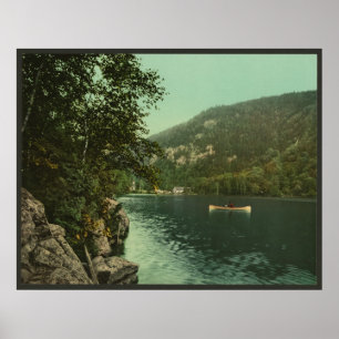 Affiches Lac Upper Cascade, Monts Adirondack