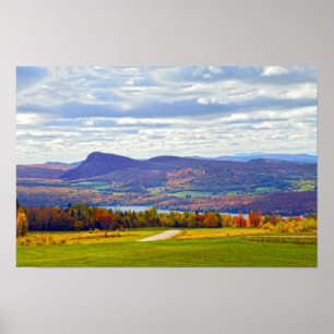 Affiches Lac Willoughby, Vermont, en automne